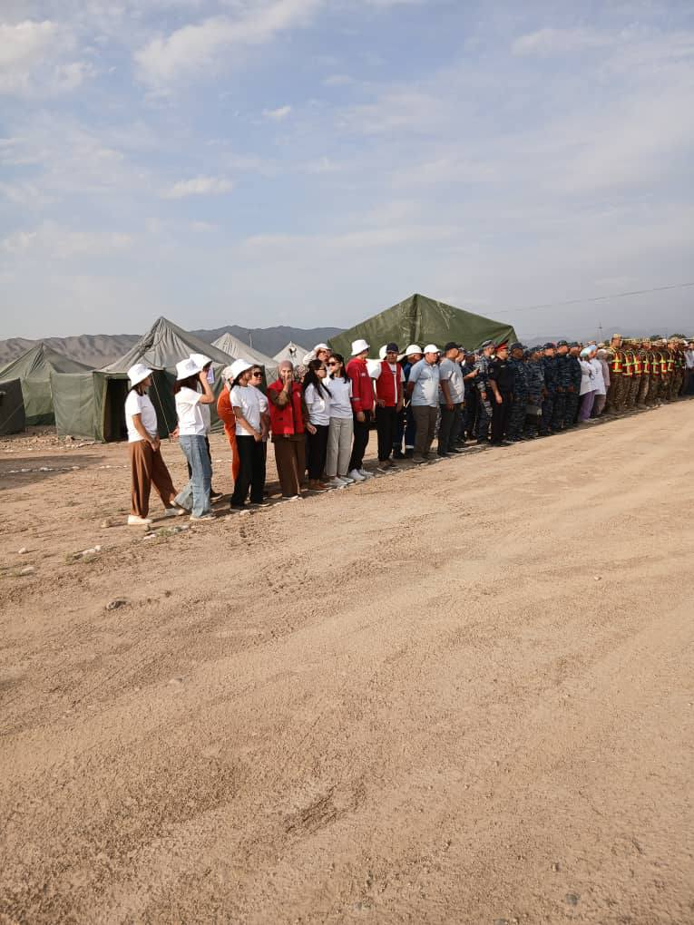 Баткен районунда жарандык коргонуу боюнча командалык-штабдык машыгуу өттү